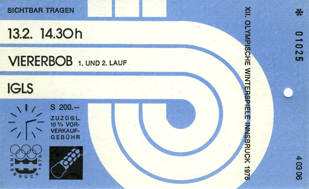 Innsbruck 1976 Ticket